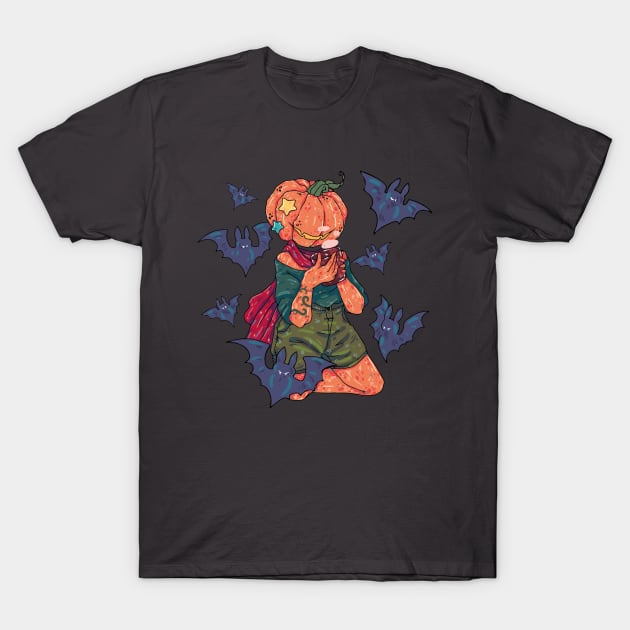 Brooklyn Pumpkin Head T-Shirt by The Craft Coven